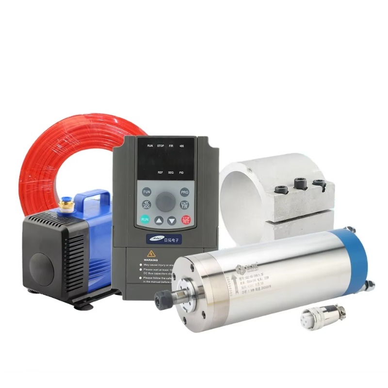 2.2Kw Water Cooled Spindle Kit Vfd - Motor de fuso de fresagem refrigerado