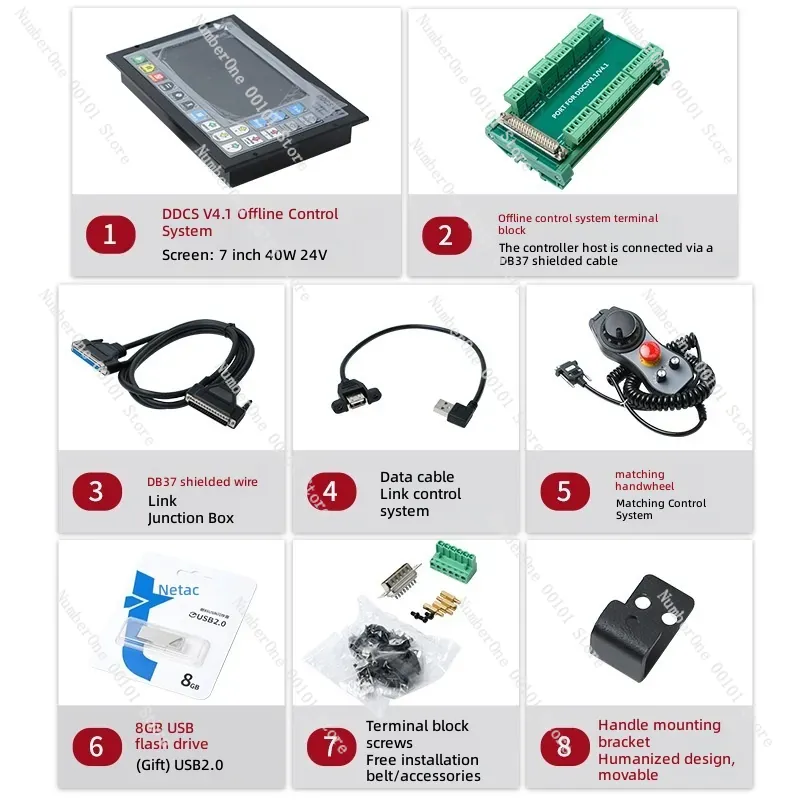 Ddcs V4.1 4 Axis Cnc Offline Controller - Controlador CNC DDCS V4.1 V3.1, sistema
