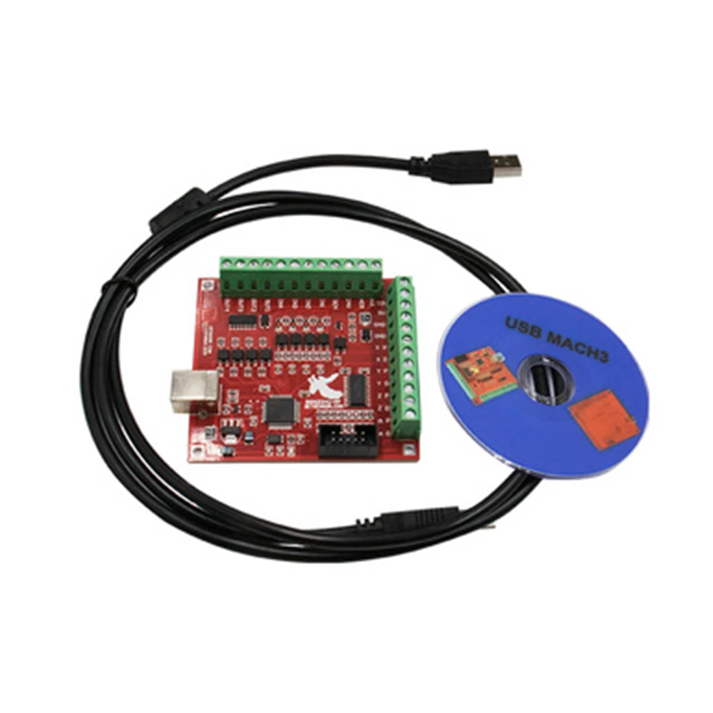 Mach3 Usb Cnc Controller 4 Axis 100Khz - 3PCS/CONJUNTO 1PCS Placa de interrupção MACH3