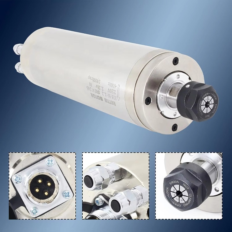 Kit de Router CNC com Motor de - 2.2Kw Water Cooled Spindle Kit Vfd avaliação e preço
