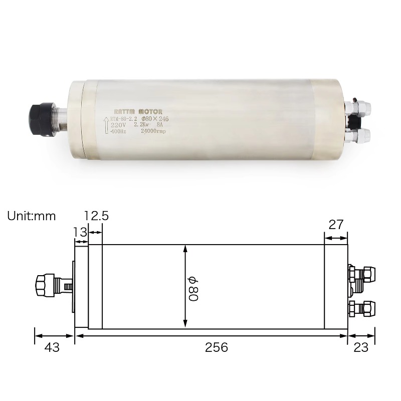 Kit de Router CNC com Motor de - 2.2Kw Water Cooled Spindle Kit Vfd avaliação e preço