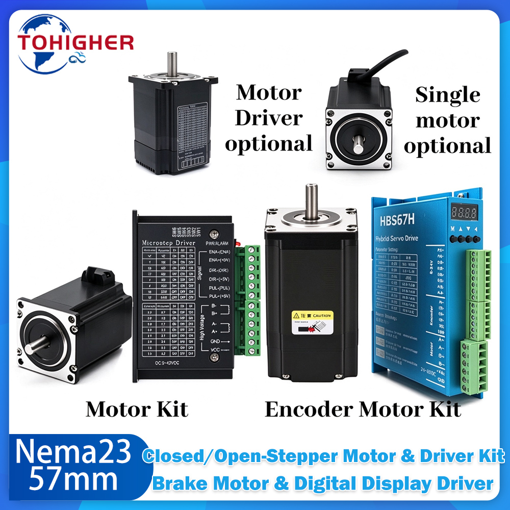 Kit de Motor de Passo Nema23 5 - Nema 23 Closed Loop Stepper Motor Driver Kit avaliação e preço