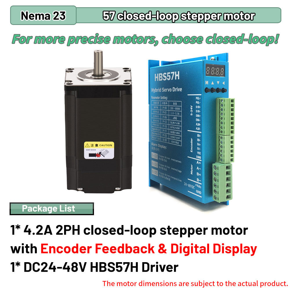 Kit de Motor de Passo Nema23 5 - Nema 23 Closed Loop Stepper Motor Driver Kit avaliação e preço